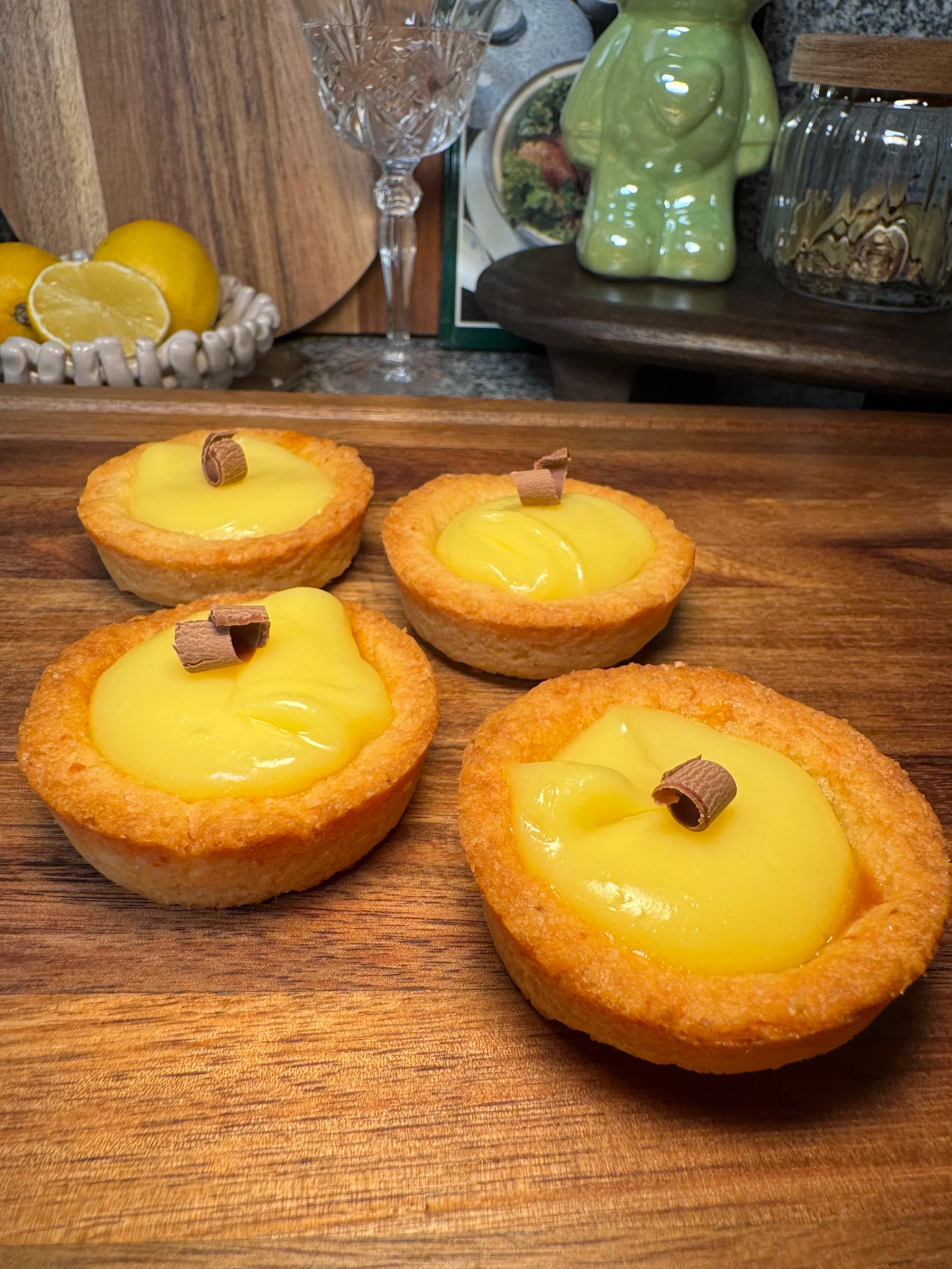 Quick Lemon Caramel Tartlets