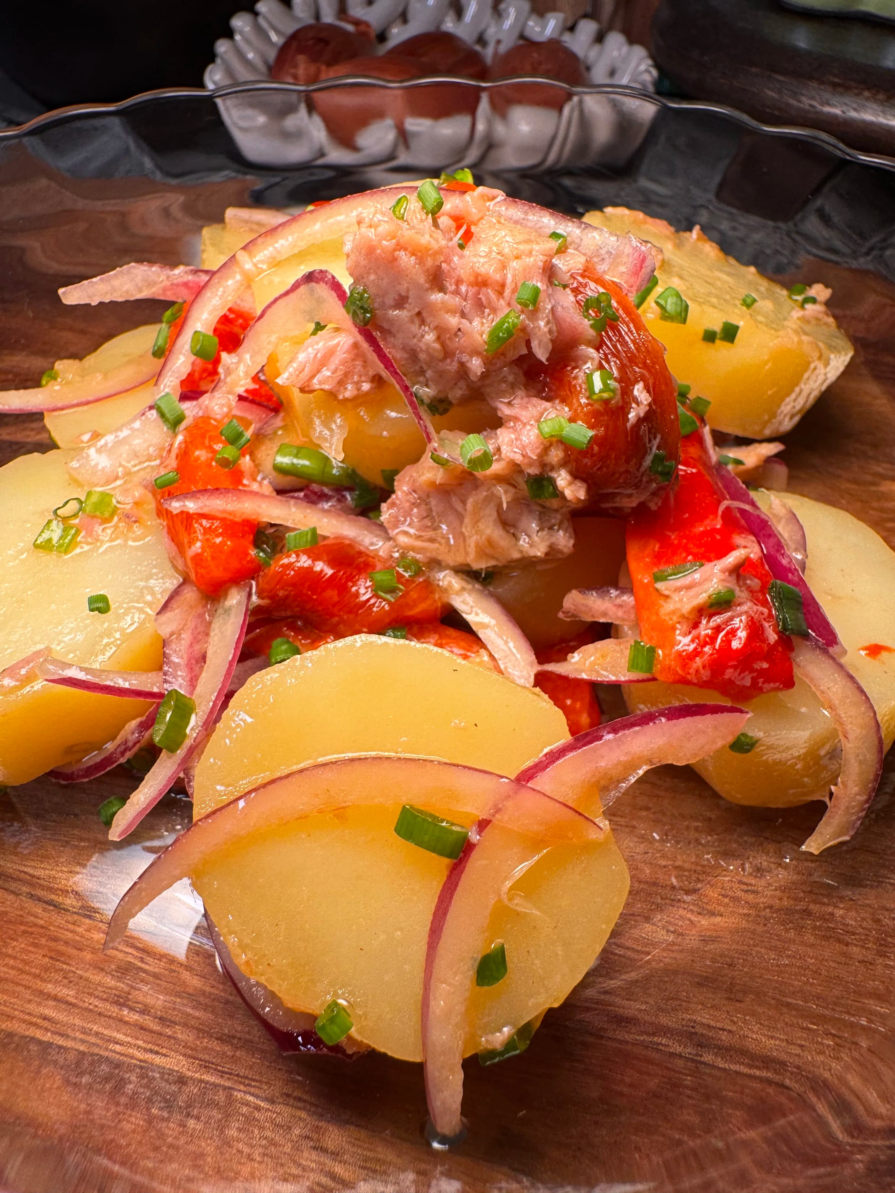 Salade de Pommes de Terre et Poivron Rôti